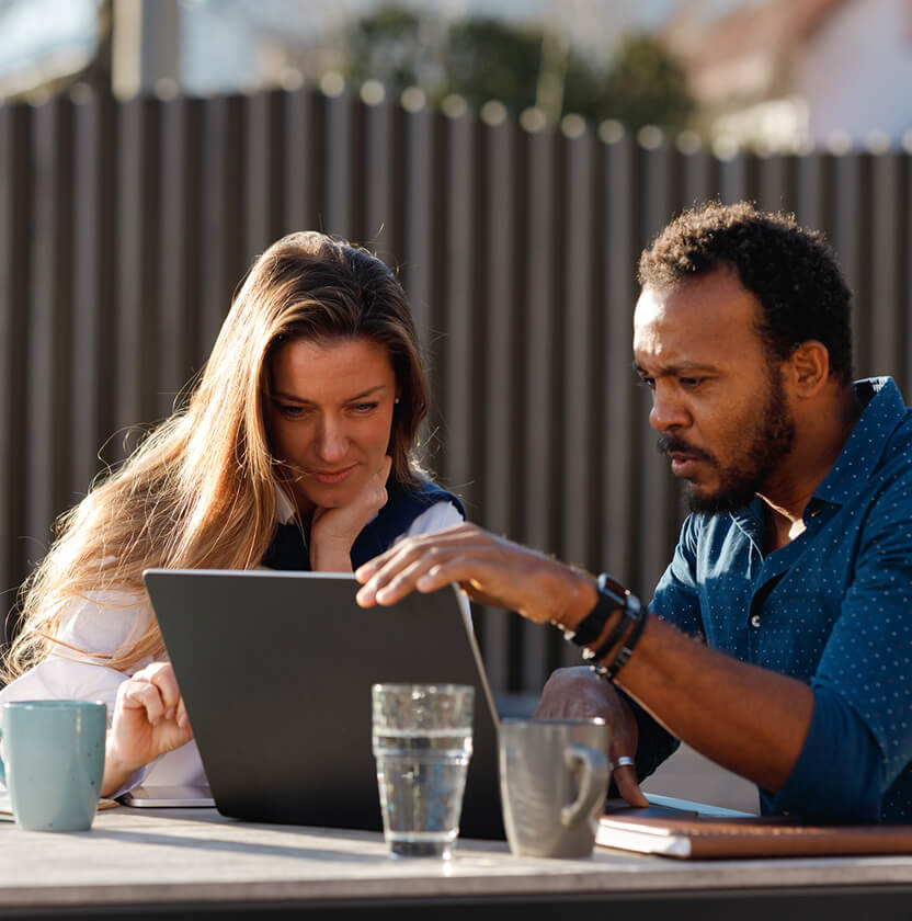 Couple applying for coverage